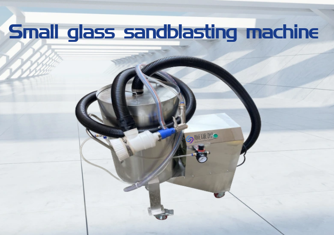 Small glass sandblasting machine